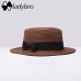 Ladybro Summer Women Boater Beach Hat Female Casual Panama Hat Lady Ribbon Classic Bowknot Flat Sun Hat Women Fedoras Travel