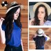 Ladybro Summer Women Boater Beach Hat Female Casual Panama Hat Lady Ribbon Classic Bowknot Flat Sun Hat Women Fedoras Travel