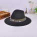 New Spring Summer Bohemia Style Women's Jazz Caps hats with Wide Birm Women Straw Vintage Hat Floppy Sun Beach Church Cap Gorros