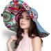 [SUOGRY] 2017 Fashion Design Flower Foldable Brimmed Sun Hat Summer Hats for Women UV Protection Free Shipping