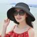 Spring Summer straw hat Visors Cap Foldable Wide Large Brim Sun Hat Beach Hats for Women Straw Hat Wholesale Chapeau