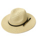 Summer Hat Women Panama Straw Hat Fedora Beach Vacation Wide Brim Visor Casual Summer Sun Hats for Women Sombrero 2019