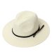 Summer Hat Women Panama Straw Hat Fedora Beach Vacation Wide Brim Visor Casual Summer Sun Hats for Women Sombrero 2019