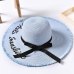 Summer Hat Women Wide Brim Sun Straw Hat Protection Beach Hat Adjustable Handmade Weave Foldable Sun Hats for Women Ladies 2019