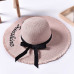 Summer Hat Women Wide Brim Sun Straw Hat Protection Beach Hat Adjustable Handmade Weave Foldable Sun Hats for Women Ladies 2019