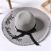 Summer Hat Women Wide Brim Sun Straw Hat Protection Beach Hat Adjustable Handmade Weave Foldable Sun Hats for Women Ladies 2019