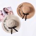 Summer Hat Women Wide Brim Sun Straw Hat Protection Beach Hat Adjustable Handmade Weave Foldable Sun Hats for Women Ladies 2019