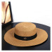 Sun Hats Small Bee Straw Hat European and American Retro Gold Braided Hat Female Loose Sunscreen Sunshade Flat Cap Visors Hats