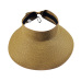 Sun hats for women Summer Foldable Wide Large Brim Sun hat Straw Hot Sale Round Top Sun Visor Leisure Beach refreshing cap 038