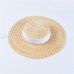 USPOP 2019 Newest women sun hat french style wide brim straw hat casual natural wheat straw hat lace-up beach hat shade