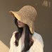 WOMEN Summer Hats Sun Beach Panama Straw hat Wide Wave Brim Folded Outdoor CAPS Leisure Holiday Raffia Cap visors hat