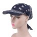 Women India Muslim Retro Floral Cotton Towel Cap Brim Turban Baseball Hat Wrap summer sun hats for women straw hat summer hat