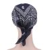 Women India Muslim Retro Floral Cotton Towel Cap Brim Turban Baseball Hat Wrap summer sun hats for women straw hat summer hat