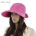 Women's Hats 2017 Summer Fashion Korean Style Bowknot Big Visor Cap Color Matching Beach Sun Hat chapeu feminino Dropshipping