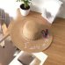 Ymsaid Brand 2018 Letter Embroidery Cap Big Brim Ladies Summer Straw Hat Youth Hats For Women Shade Sunhat Beach Caps Leisure