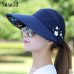 Ymsaid Summer Sun Hats Women Foldable UV Protection Sun Hat Visor Suncreen Floppy Cap Chapeau Femme Outdoor Beach Hat