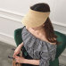 ladies uv roll up korean sun visor hat women sun visor straw raffia sun visor caps straw visor