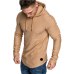 2018 Autumn New Fashion Mens Hoodies Brand Men Solid Color Hooded Sling Sweatshirt Mens Hoodie Hip Hop Hoodie 5XL