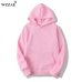 2018 New Casual pink black gray blue HOODIE Hip Hop Street wear Sweatshirts Skateboard Men/Woman Pullover Hoodies Male Hoodie