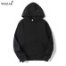 2018 New Casual pink black gray blue HOODIE Hip Hop Street wear Sweatshirts Skateboard Men/Woman Pullover Hoodies Male Hoodie