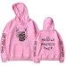 2018 New Lil Peep Hoodies Men Hooded Sweatshirts Men  Pink Spring Autumn Hip Hop Harajuku Loose 4XL Hoodie Sweatshirt Streetwear