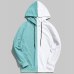 2018 New Style Fashion Hot Men's Hoodie Casual With Hat Cotton Long Sleeve Top Hooded Patchwork Jumper