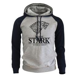 2018 Raglan Hoodies For Men House Stark The Song of Ice and Fire Winter Is Coming Men's Sportswear Game Of Thrones Sweatshirt