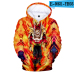 2019 3D dragon ball fashion Hoodies Men women Hip Hop Funny Autumn Streetwear Hoodies Sweatshirt For hot Couples Clothes custom