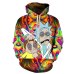 2019 Bule Rick Morty Printed 3D Hoodie Sweatshirts Men Harajuku Autumn Winter Pullover Wolf Men XXXTENTCAION hoodies dropshiping