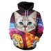 2019 Bule Rick Morty Printed 3D Hoodie Sweatshirts Men Harajuku Autumn Winter Pullover Wolf Men XXXTENTCAION hoodies dropshiping