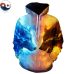 2019 Bule Rick Morty Printed 3D Hoodie Sweatshirts Men Harajuku Autumn Winter Pullover Wolf Men XXXTENTCAION hoodies dropshiping