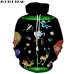 2019 Bule Rick Morty Printed 3D Hoodie Sweatshirts Men Harajuku Autumn Winter Pullover Wolf Men XXXTENTCAION hoodies dropshiping