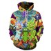 2019 Bule Rick Morty Printed 3D Hoodie Sweatshirts Men Harajuku Autumn Winter Pullover Wolf Men XXXTENTCAION hoodies dropshiping