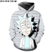 2019 Bule Rick Morty Printed 3D Hoodie Sweatshirts Men Harajuku Autumn Winter Pullover Wolf Men XXXTENTCAION hoodies dropshiping