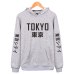 2019 New Arrival Japan Harajuku Hoodies Tokyo City Printing Pullover Sweatshirt Hip Hop Streetwear 4XL Plus Size Clothing