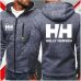 2019 New Fashion Hoody Jacket Helly Hansen Printed Men Hoodies Sweatshirts Casual Hooded Pullover Coat Plus Fleece Cardigan