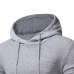 2019 Plaid Hoodies Men Long Sleeve Solid Color Hooded Sweatshirt Male Hoodie Casual Sportswear Free Shipping