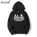 2019 Trendy Faces Stranger Things Hooded Mens Hoodies and Sweatshirts Oversized for Autumn with Hip Hop Winter Hoodies Men Brand