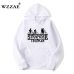 2019 Trendy Faces Stranger Things Hooded Mens Hoodies and Sweatshirts Oversized for Autumn with Hip Hop Winter Hoodies Men Brand