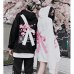 2019 Winter modis Cherry Blossom Print Hoodie Streetwear Hip Hop oversize Women Men Unisex Cotton  Sweatshirts Retro Hoody