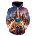 3D Printed Avengers Endgame Quantum Realm Cosplay Costume Sweatshirt Superhero America Captain Marvel Zipper Jacket Hoodie