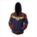 3D Printed Captain Marvel Carol Danvers Ms Marvel Costumes Hoodies Sweatshirts Tracksuit Casual zipper hooded Jacket clothing