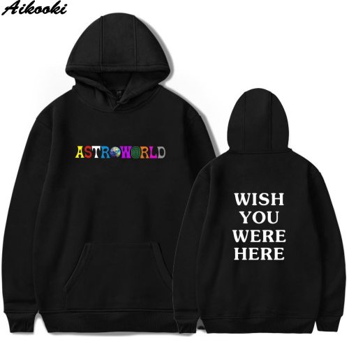 ASTROWORLD Hoodies Men/Women Sweatshirt Hip Hop Hooded Print ASTROWORLD Hoodies 2018 Male Sweatshirts Plus Size