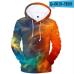 Aikooki Yellow And Blue 3D Fire autumn Men Sweatshirt Women Hoodies outwear Winter Handsome Hooded Male 3D Hoody hio hop clothes