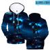 Aikooki Yellow And Blue 3D Fire autumn Men Sweatshirt Women Hoodies outwear Winter Handsome Hooded Male 3D Hoody hio hop clothes