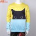 Alisister Cute Cat Hoodies 3d Sweatshirt Women Men Kawaii Black Cat Hoody Animal Autumn Winter Pullovers Funny Dropship