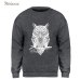 Animal Owl Hoodie Men Black Sweatshirt Casual Crewneck Sweatshirts 2018 New Brand Winter Autumn Fleece Warm Hoody Brand Clothing