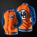 Anime Dragon Ball Cosplay Baseball Jacket Coat College Casual Sweatshirt