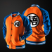 Anime Dragon Ball Cosplay Baseball Jacket Coat College Casual Sweatshirt