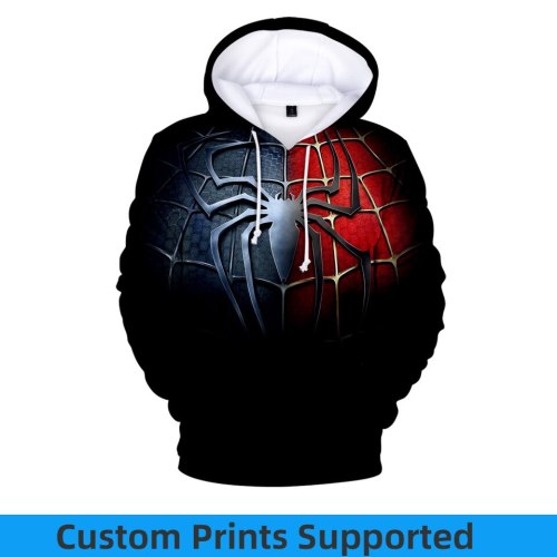 Anime Hoodies Sweatshirt Men 3d Printing Spider Man Far From Home Sweatshirt Harajuku Streetwear Hoodie Cosplay Endgame Custom